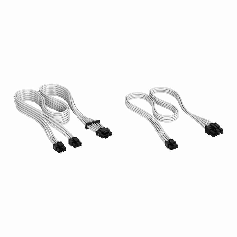 (image for) Corsair Premium White Individually Sleeved Pro Kit Type-5 PSU Cables